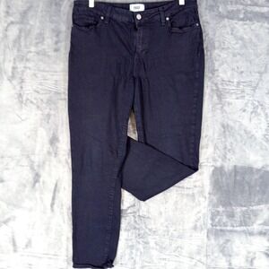 Paige Jeans Womens 32 Dark Wash Denim Slim Straight Stretch Blue Jeans